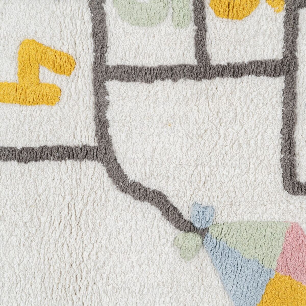 Alfombra Infantil 100 % algodón 175 x 90 cm 175 x 90 x 1 cm