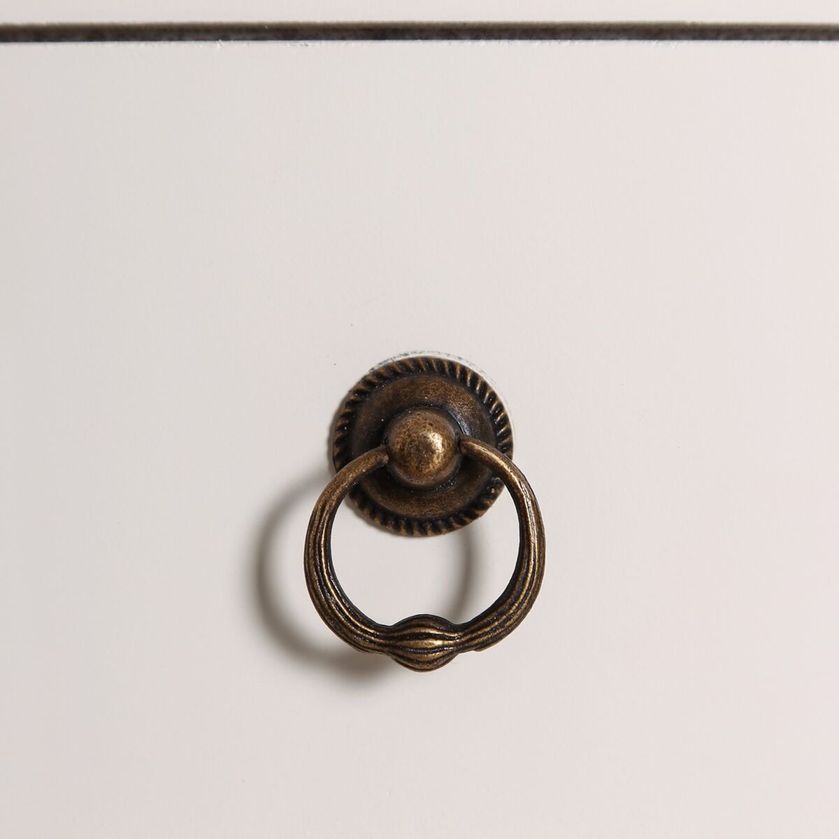 Recibidor ORIENTE Blanco Dorado 63 x 26 x 80 cm