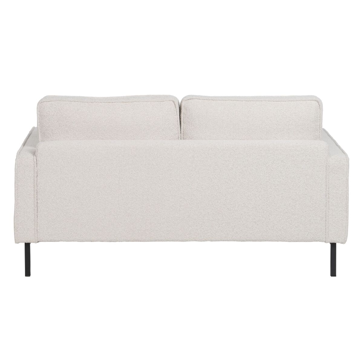 Sofá 163 x 87 x 90 cm Tejido Sintético Beige Metal