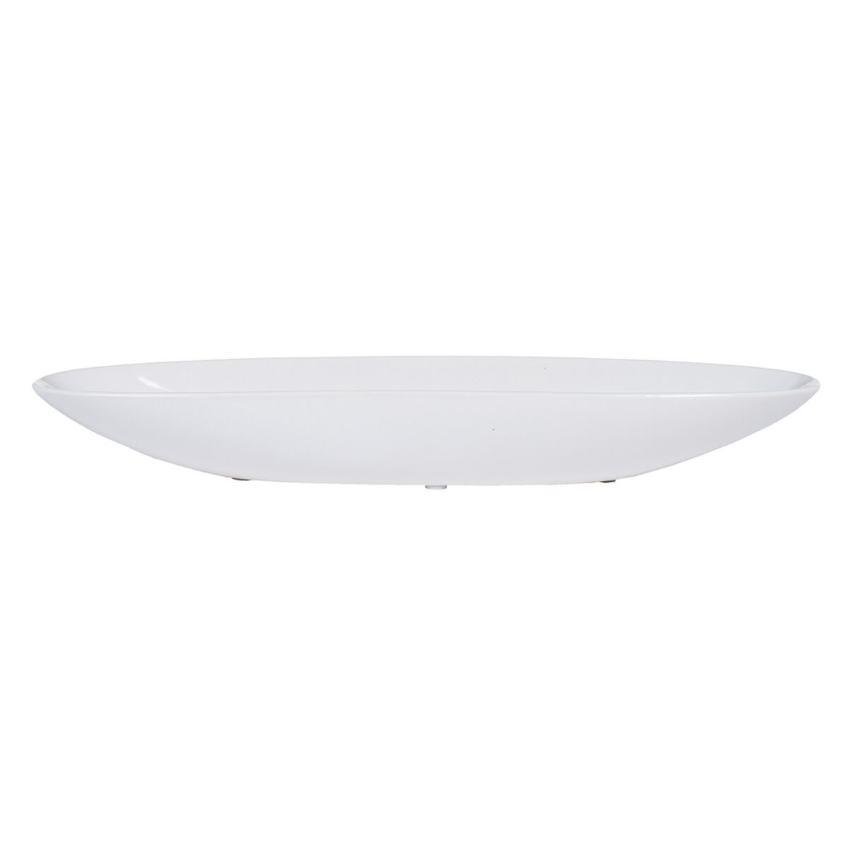 Centro de Mesa Blanco Cerámica 39,5 x 10,5 x 5 cm