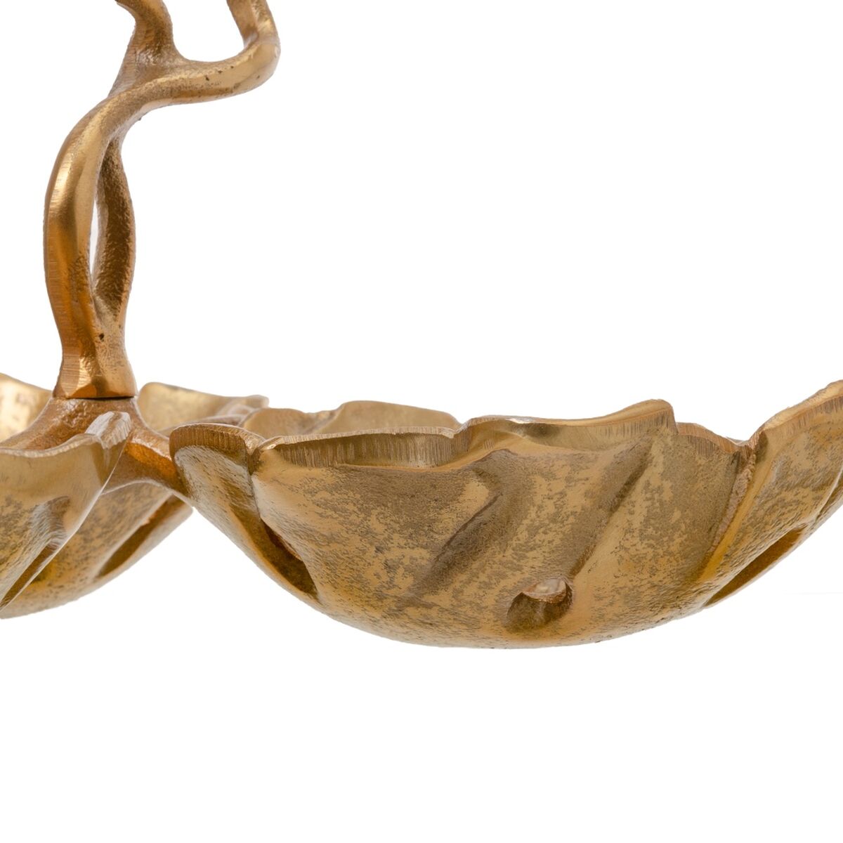 Centro de Mesa Dorado Aluminio 28,5 x 28,5 x 20 cm