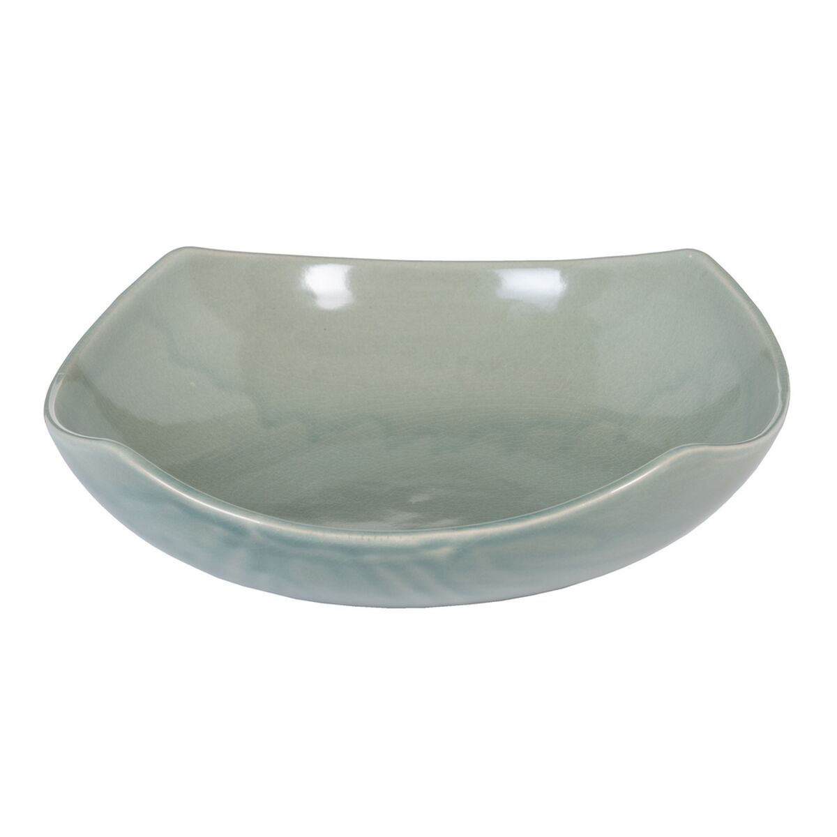 Centro de Mesa Azul claro Cerámica 29,5 x 29,5 x 8 cm