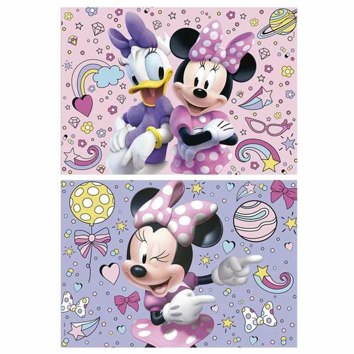 Set de 2 Puzzles Educa Minnie Mouse 48 Piezas