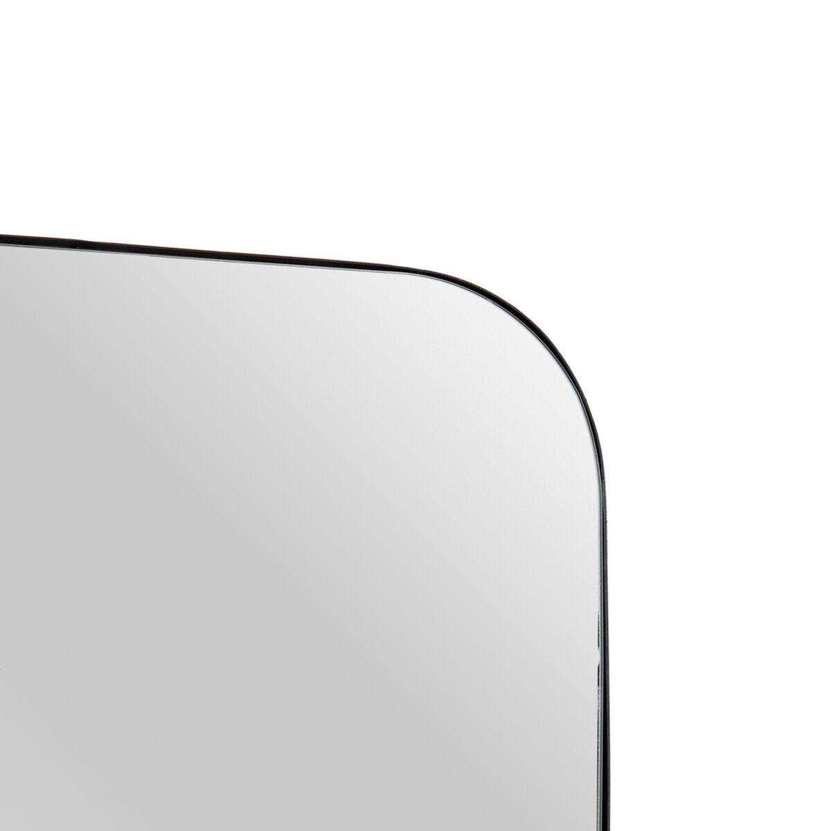 Espejo de pared 50 x 2,5 x 150 cm Negro Metal