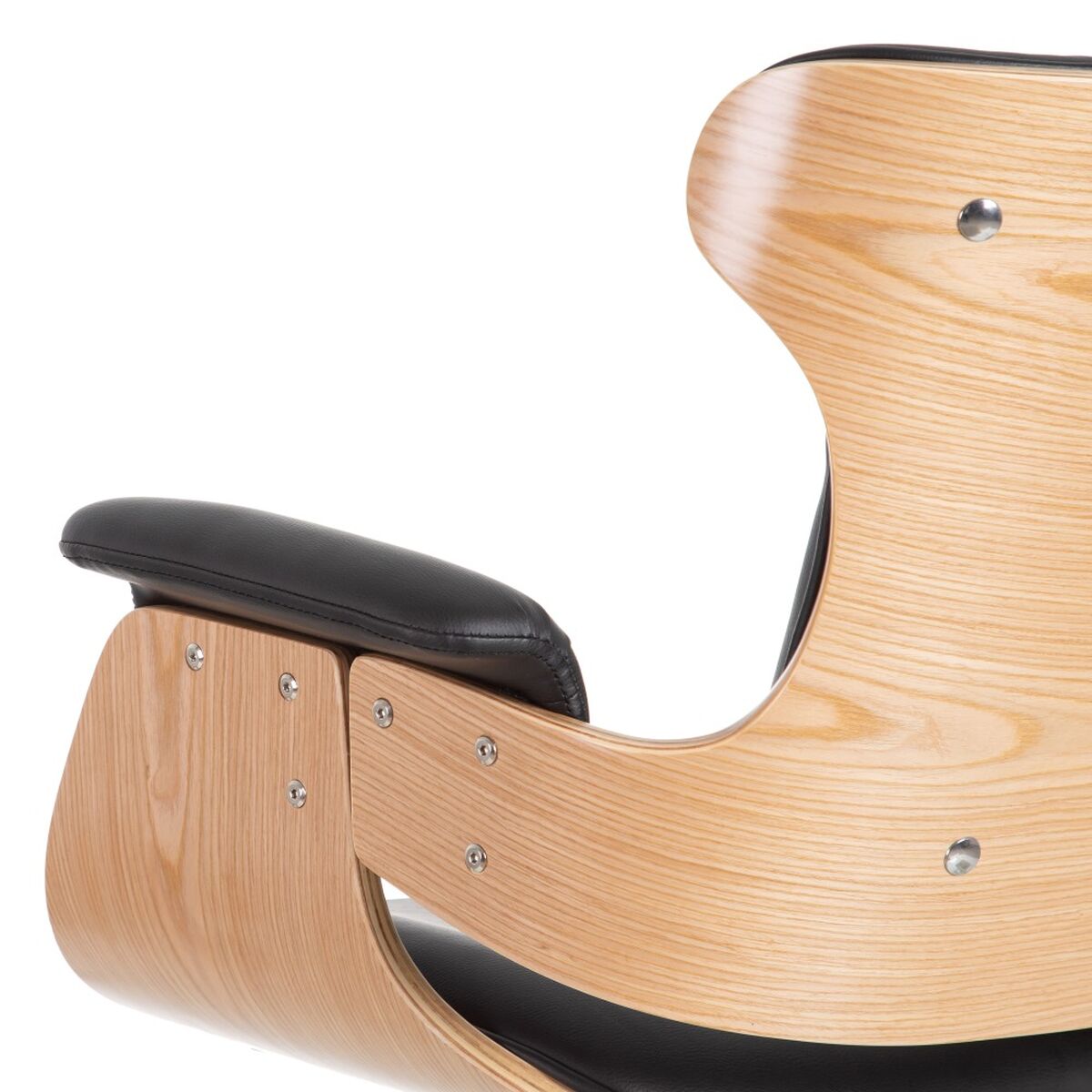 Sillón de Oficina Negro Natural 68 x 62 x 85 cm