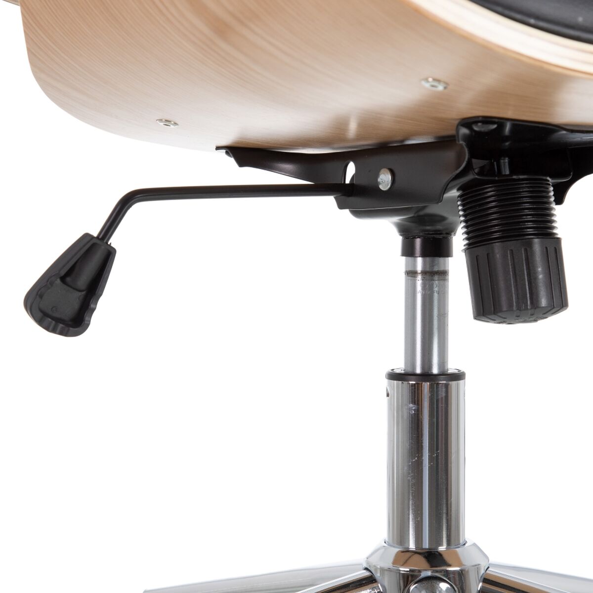 Sillón de Oficina Negro Natural 68 x 62 x 85 cm