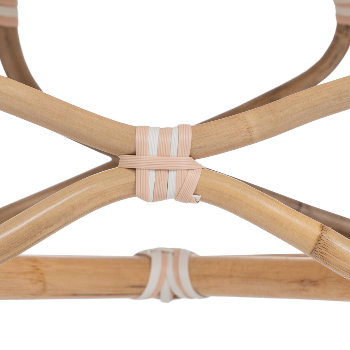 Silla de Comedor 47 x 54 x 93 cm Natural Beige Ratán