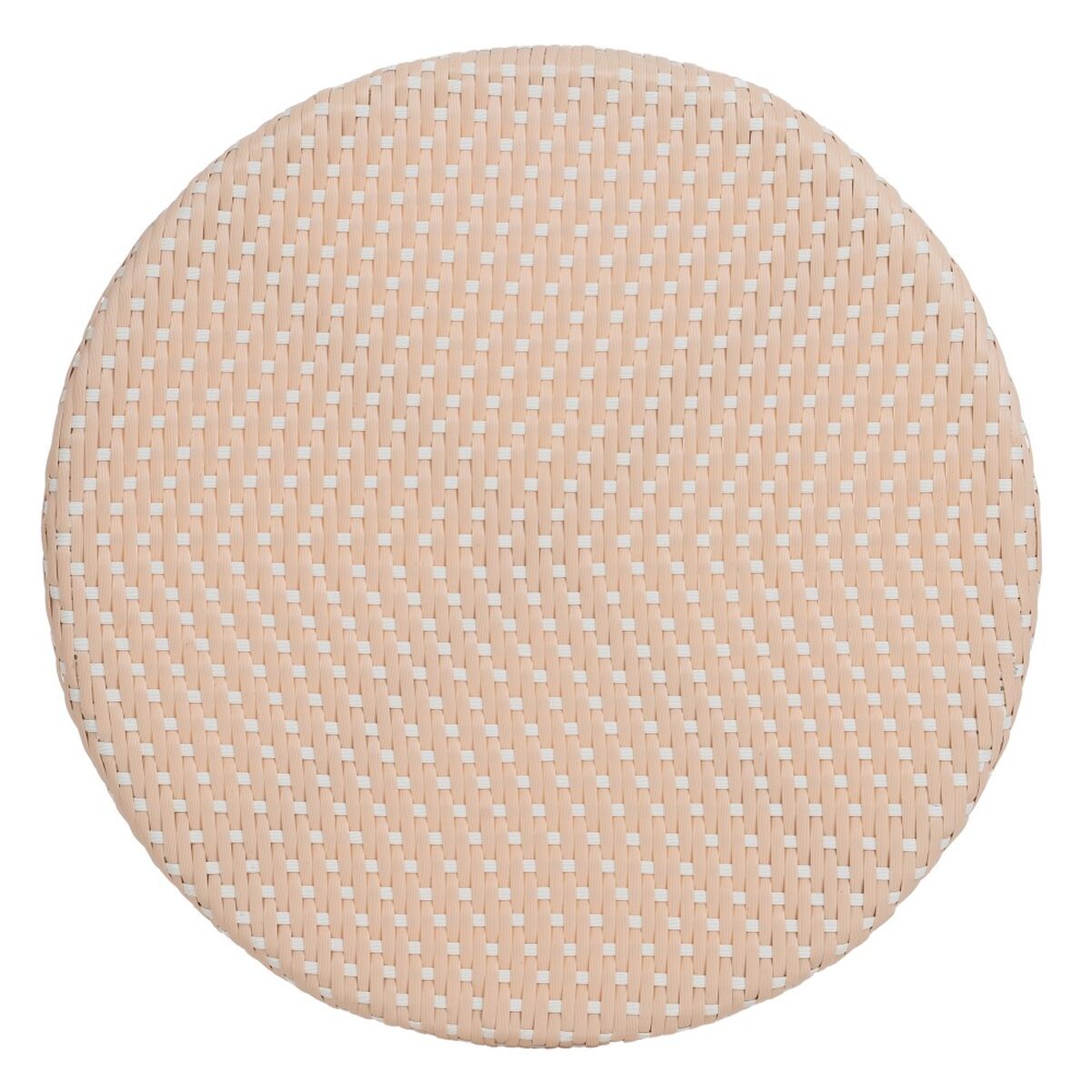 Mesa auxiliar 50 x 50 x 67 cm Natural Beige Ratán