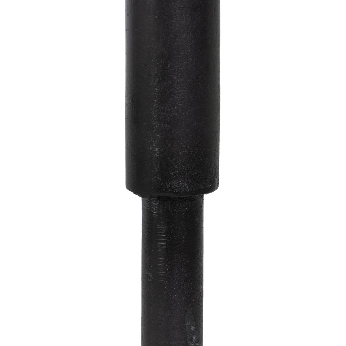 Mesa auxiliar 41 x 32 x 59 cm Cristal Negro Metal