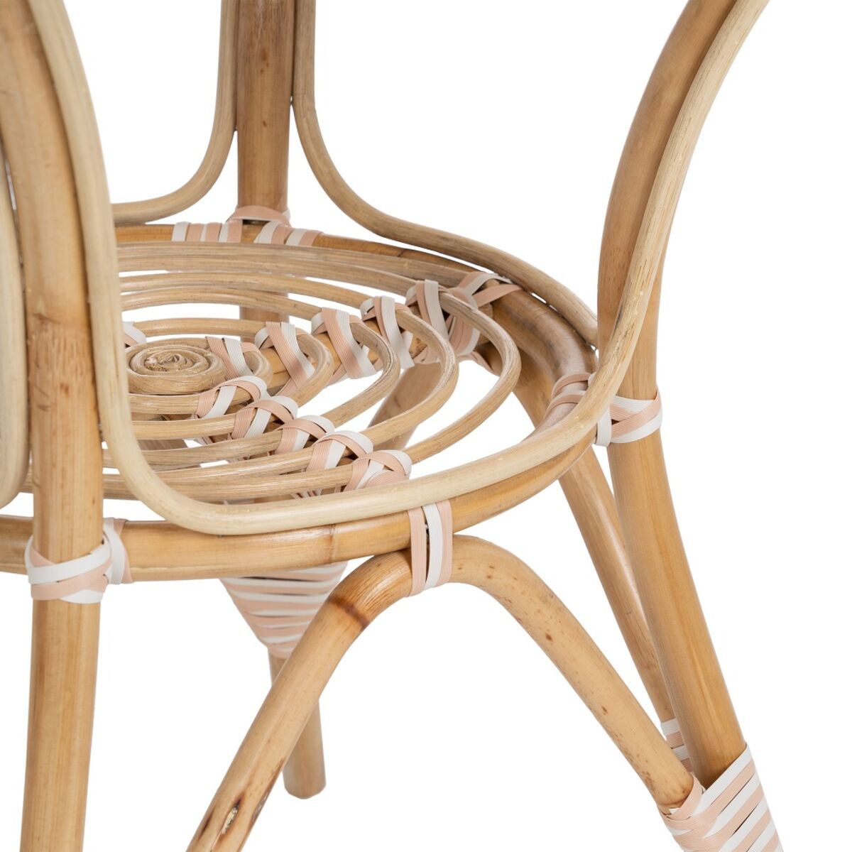 Mesa auxiliar 81 x 81 x 76,5 cm Natural Beige Ratán