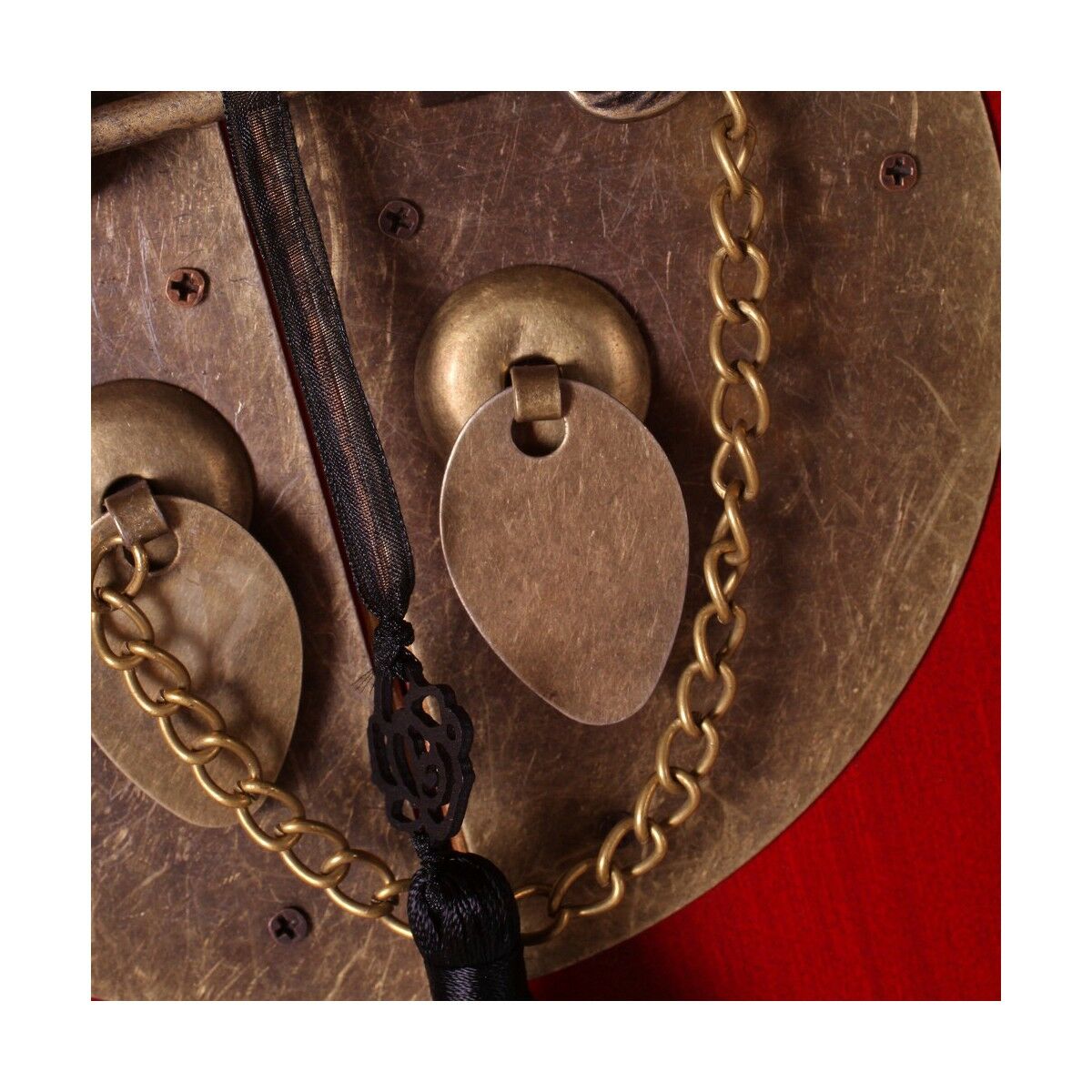 Recibidor ORIENTE Rojo Dorado 95 x 26 x 90 cm