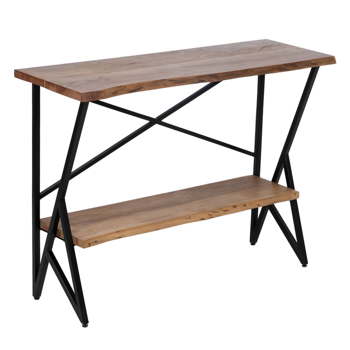 Juego de muebles Negro Natural 107 x 36 x 77 cm