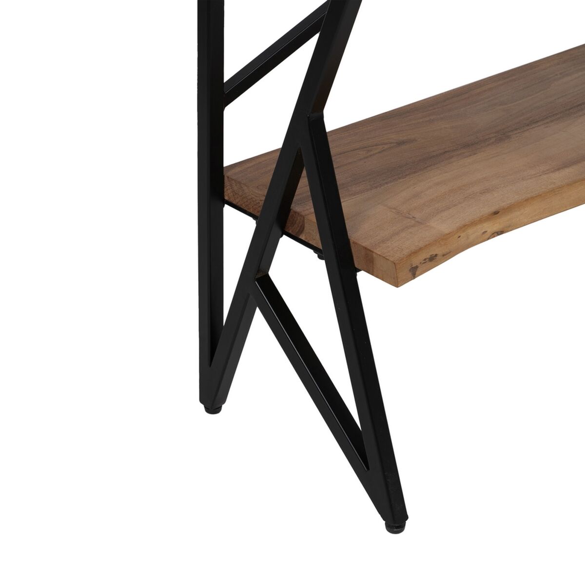 Juego de muebles Negro Natural 107 x 36 x 77 cm