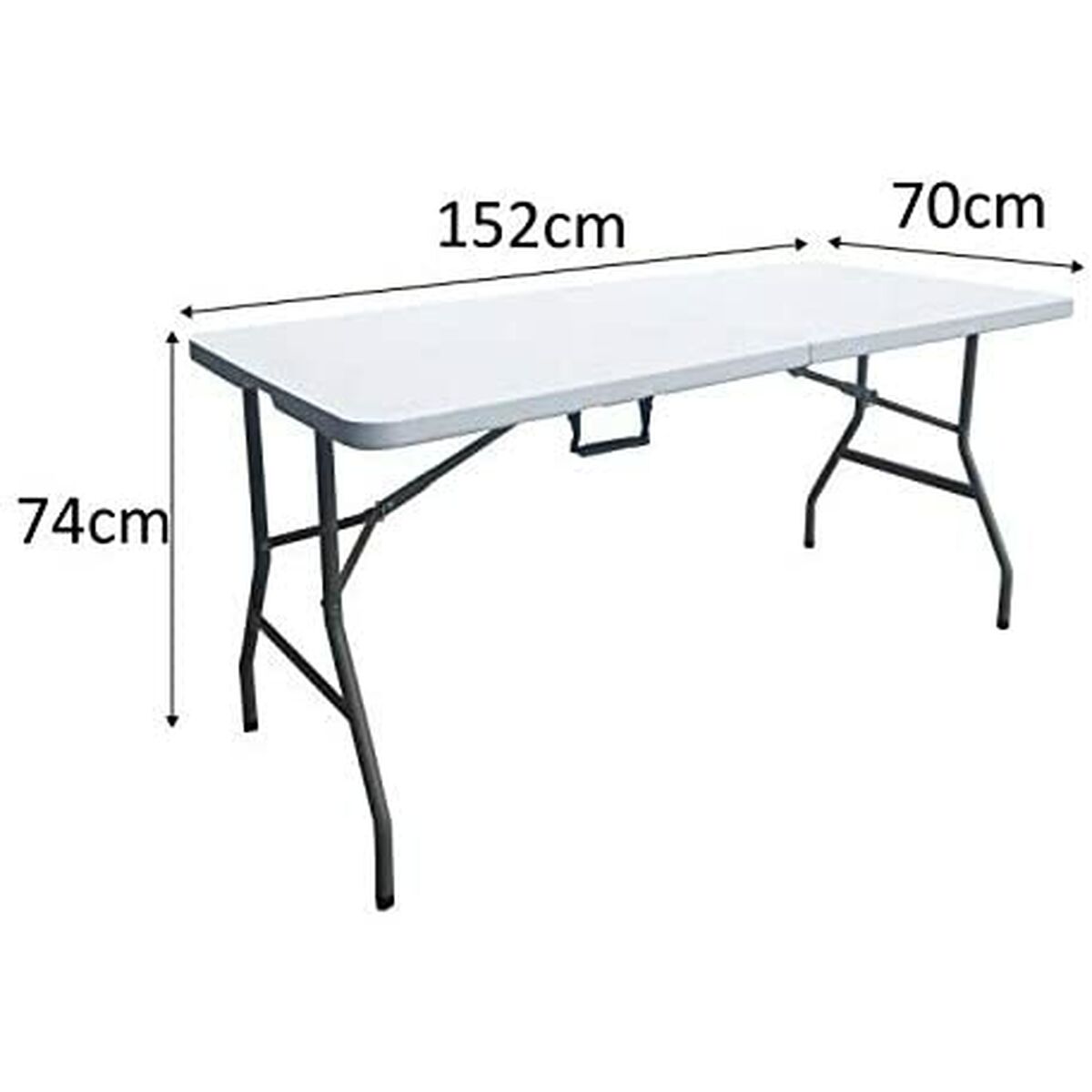 Mesa Plegable ZJF152CZ 152 x 70 x 74 cm