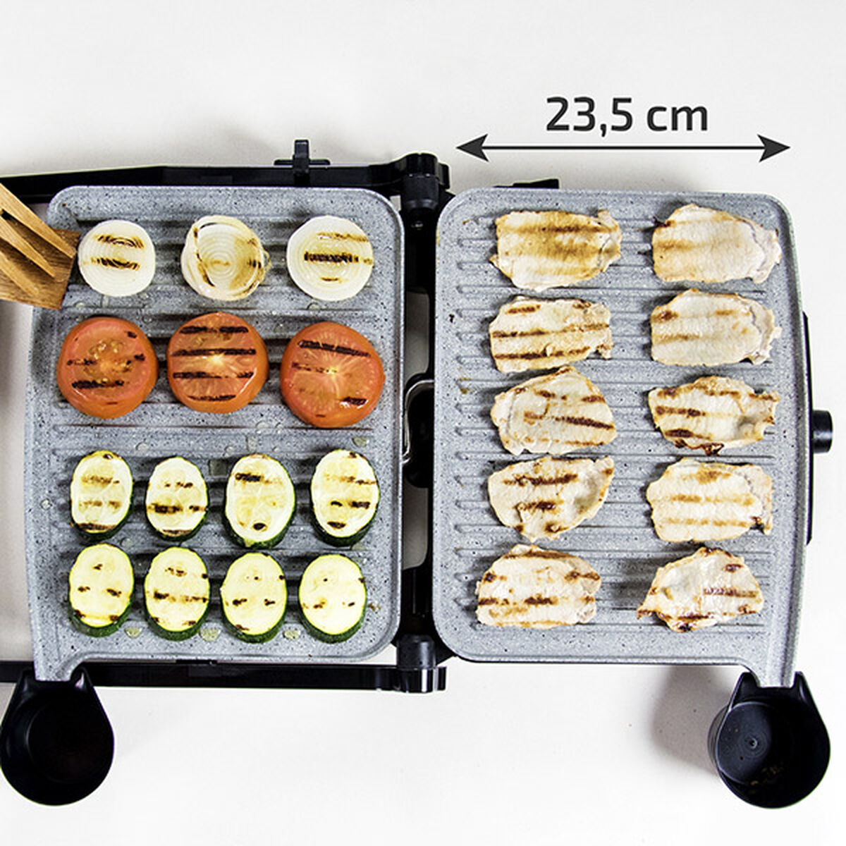 Plancha de Cocina Cecotec Parrilla electrica Rock'nGrill 2000 W