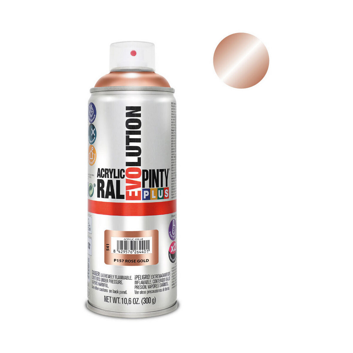 Pintura en spray Pintyplus Evolution P157 400 ml Oro Rosa