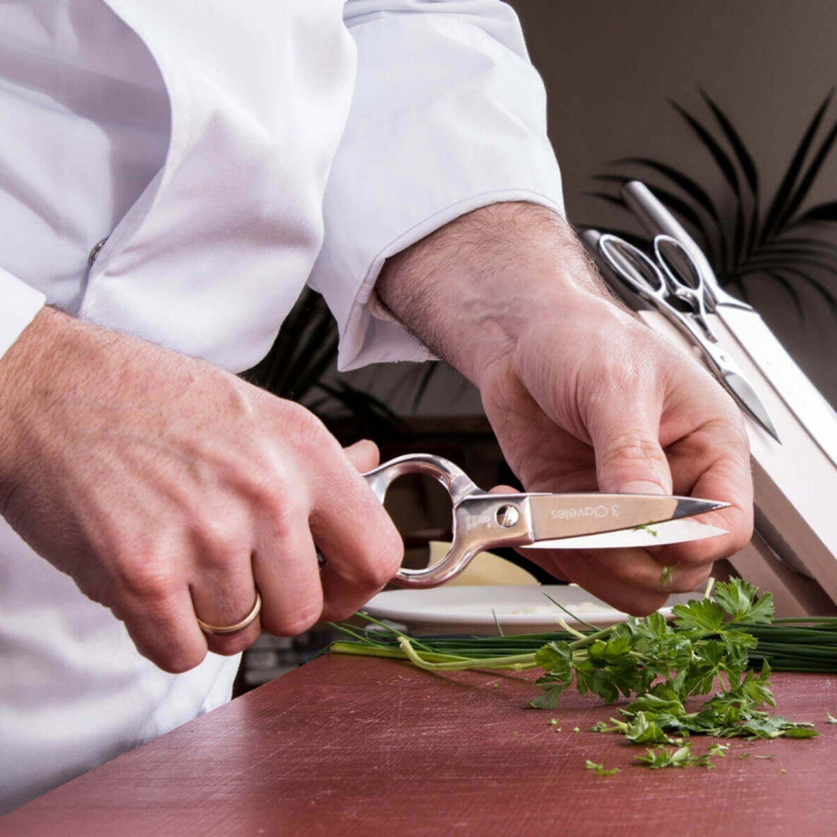 Tijeras de Cocina 3 Claveles 00400 Metal Acero Inoxidable 200 mm Multiusos