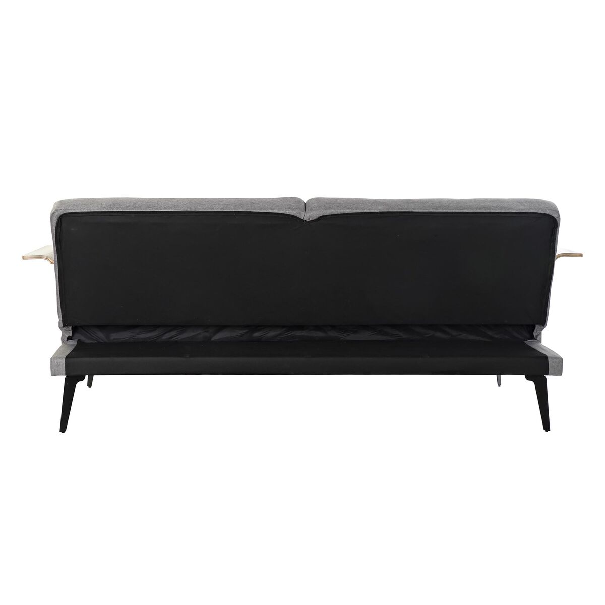 Sofá Cama DKD Home Decor Marrón Gris Metal Urbano 203 x 87 x 81 cm