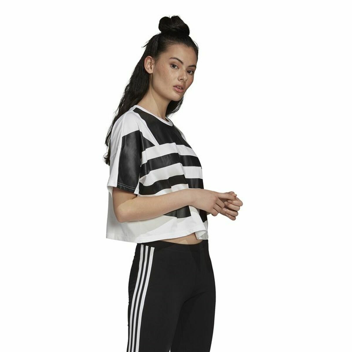 Camiseta de Manga Corta Mujer Adidas Big Logo 