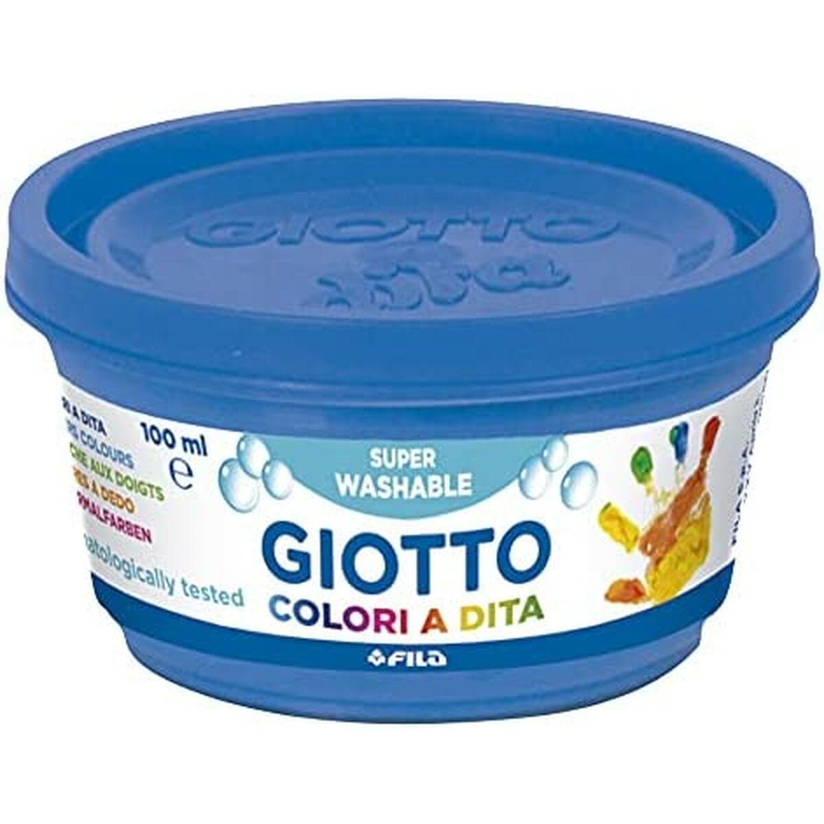 Pintura de Dedos Giotto    Multicolor 6 Piezas 100 ml