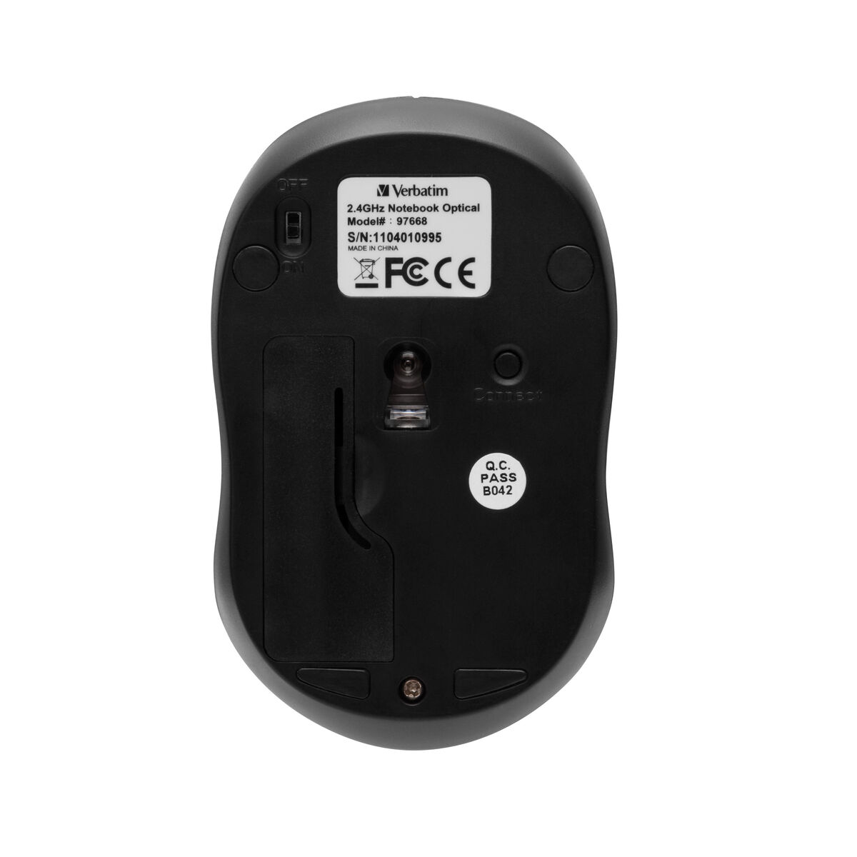 Ratón Óptico Verbatim GO NANO Naranja