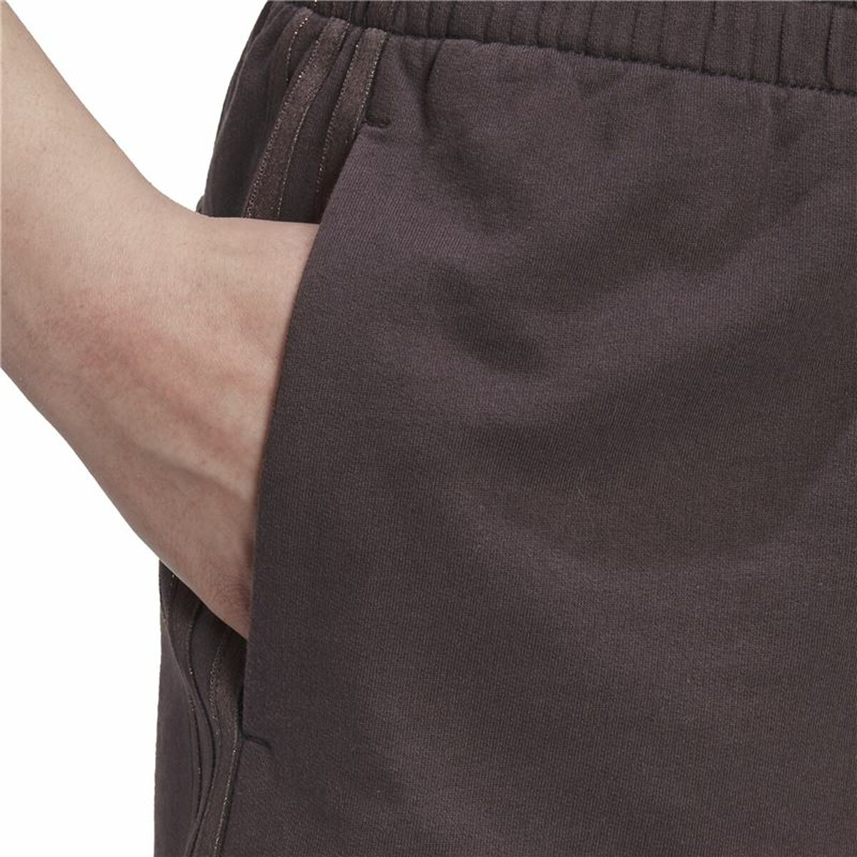 Pantalones Cortos Deportivos para Mujer Adidas Originals 3 stripes Marrón