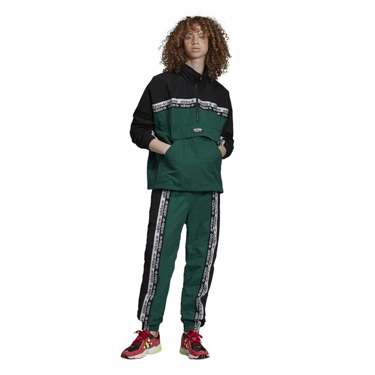Chaqueta Deportiva para Hombre Adidas Originals R.Y.V. BLKD 2.0 Track Verde oscuro