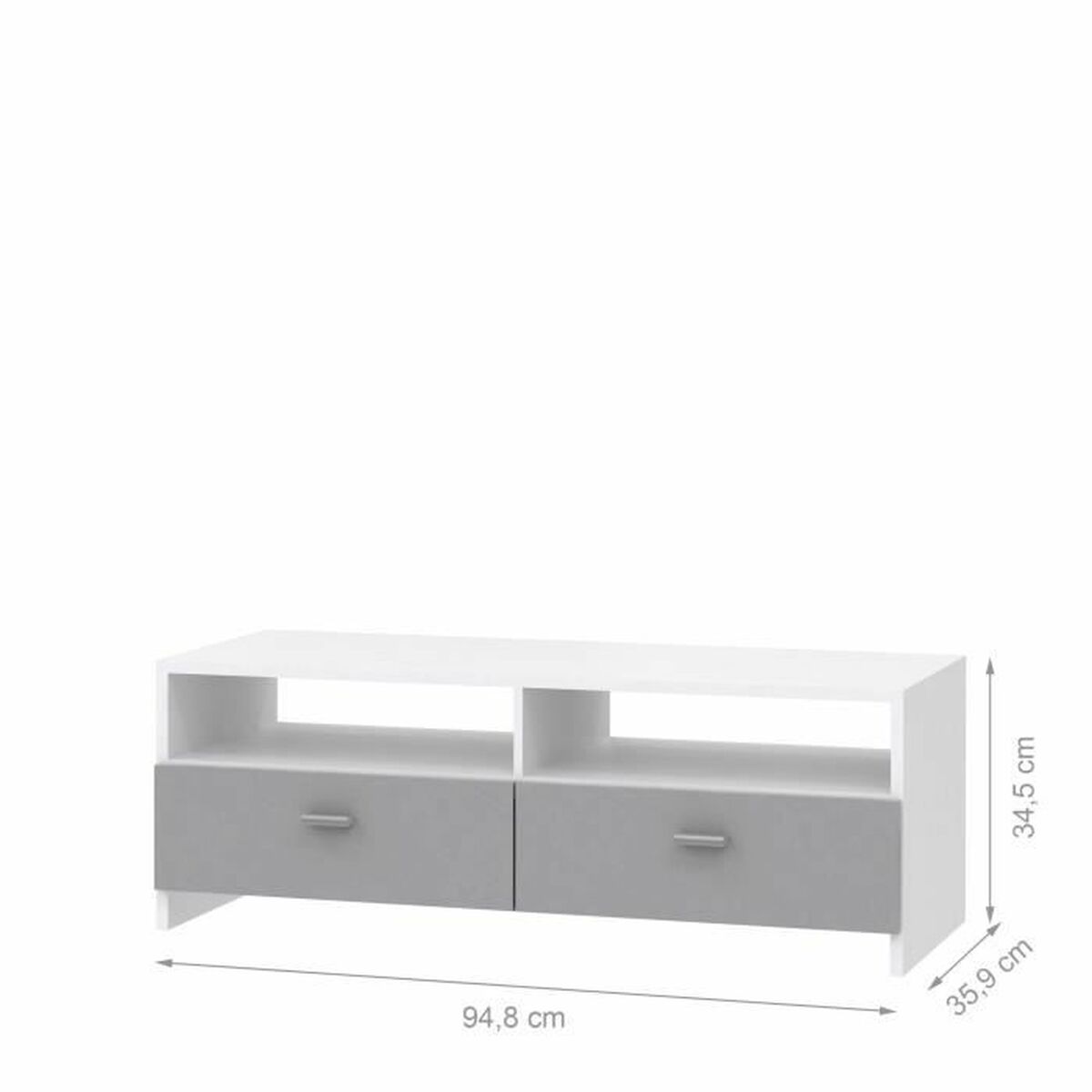 Mueble de TV FINBNT12T16 95 x 34,6 x 35,8 cm Madera