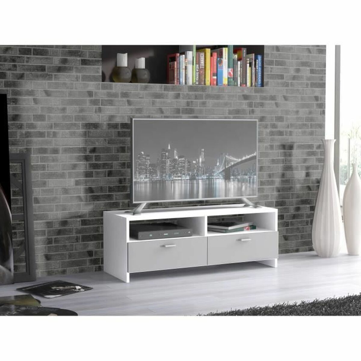 Mueble de TV FINBNT12T16 95 x 34,6 x 35,8 cm Madera