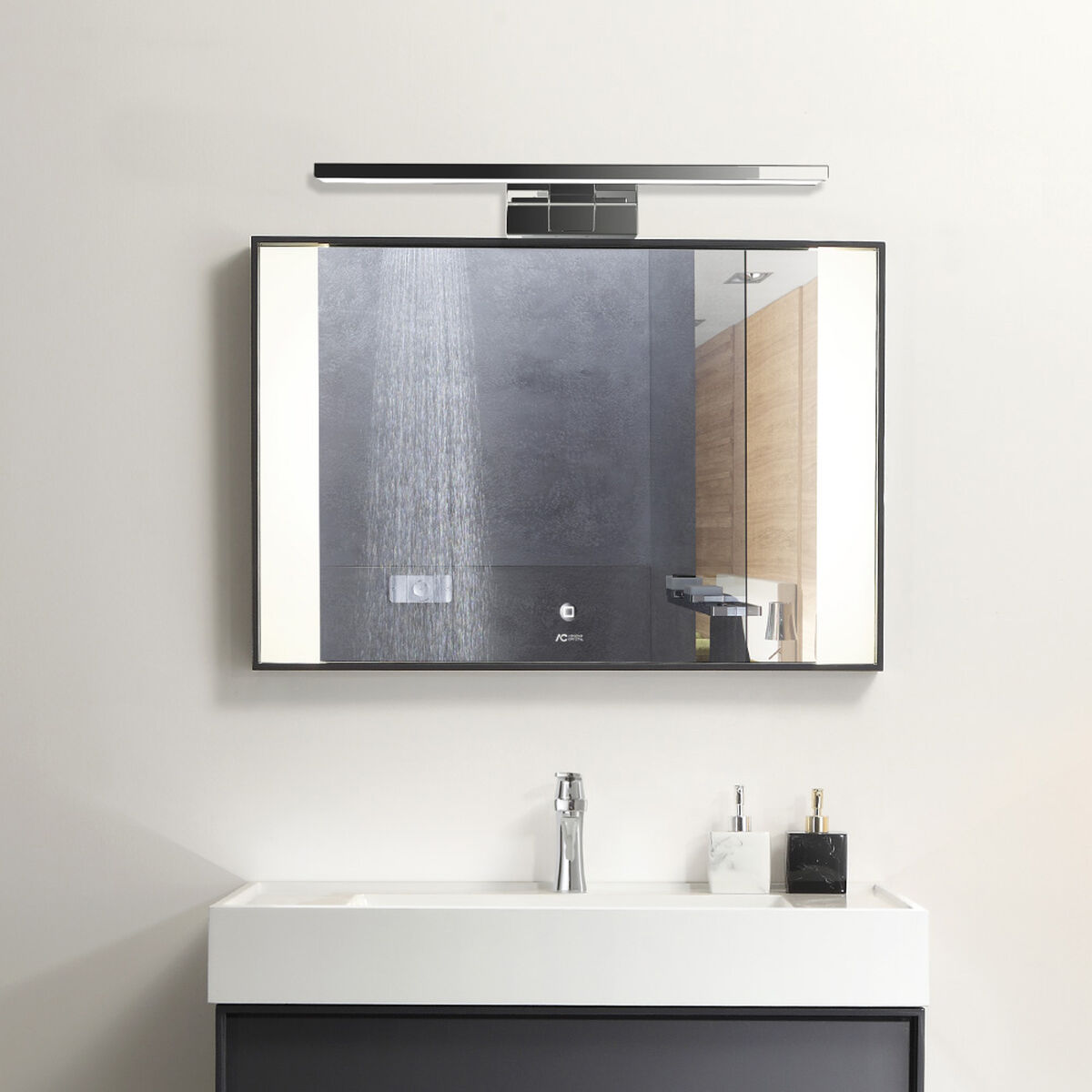 Lámpara de Pared EDM 32434 F 12 W 60 x 12,8 x 5,1 cm LED