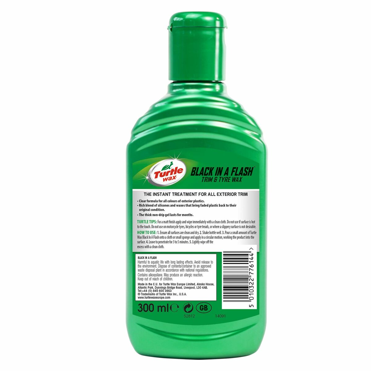 Agua Limpiadora sin Aclarado para Bebé Turtle Wax FG7810 Plástico 300 ml