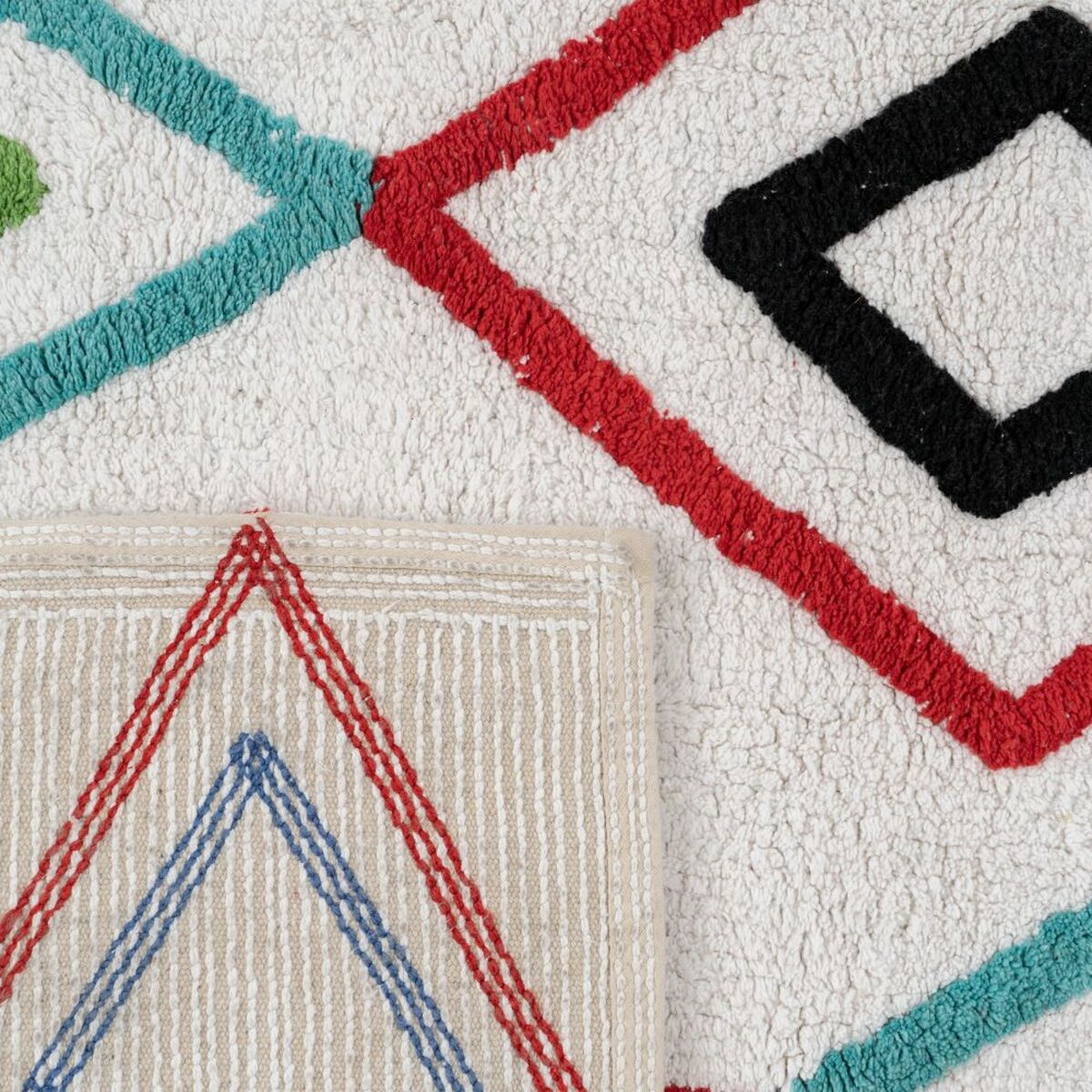 Alfombra Infantil 100 % algodón 160 x 120 cm 160 x 120 x 1 cm