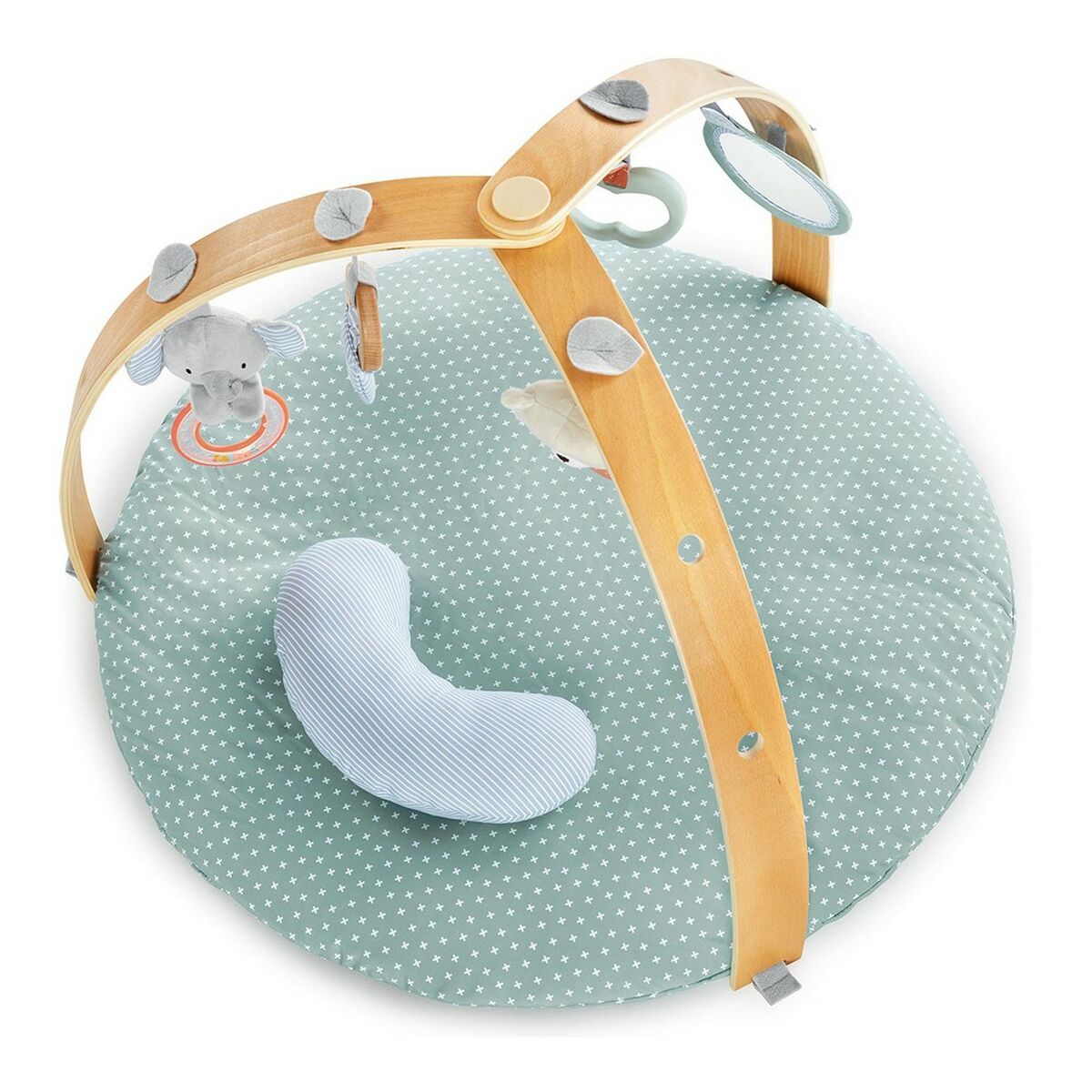 Alfombra de juego Ingenuity Reversible Madera