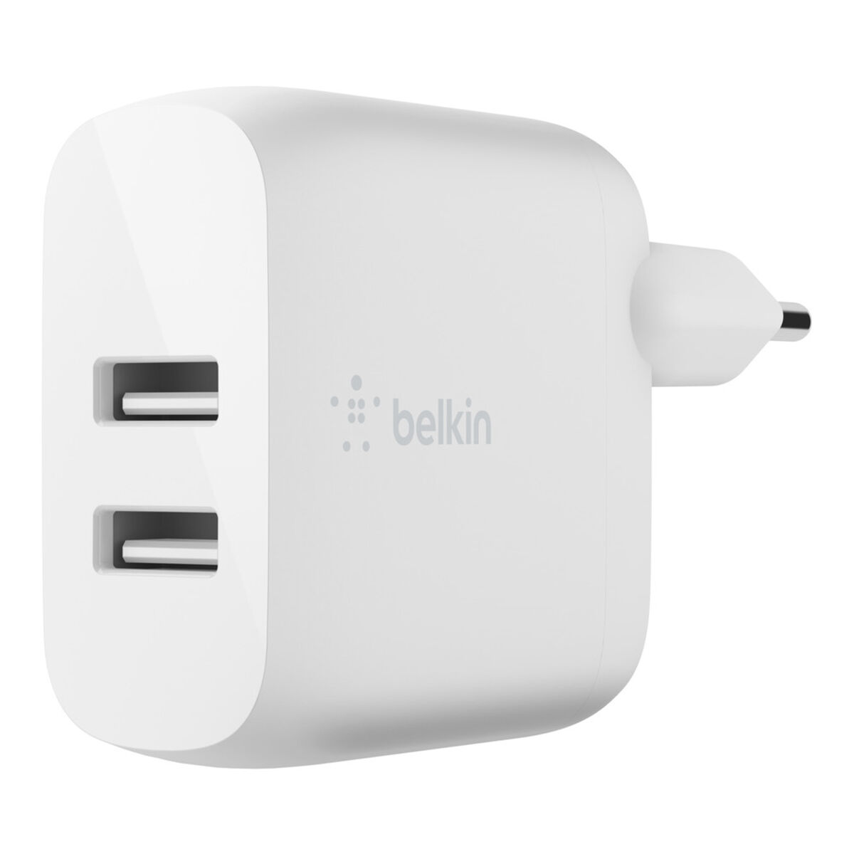 Cargador de Pared +Cable Lightning MFI Belkin Blanco 24 W
