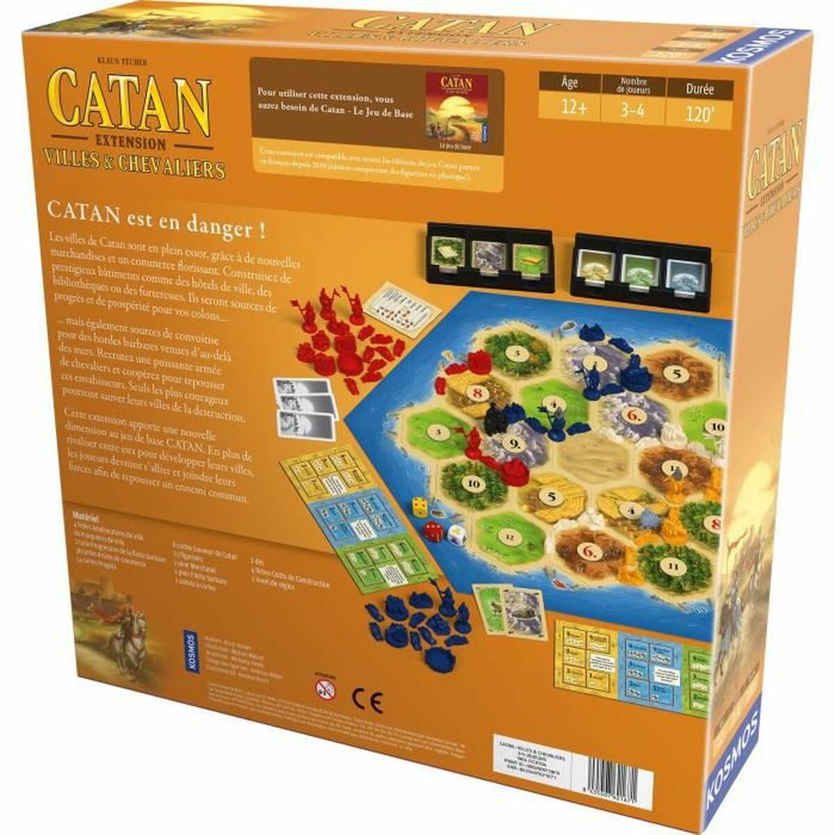 Juego de Mesa Asmodee Catan Extension Villes & Chevaliers