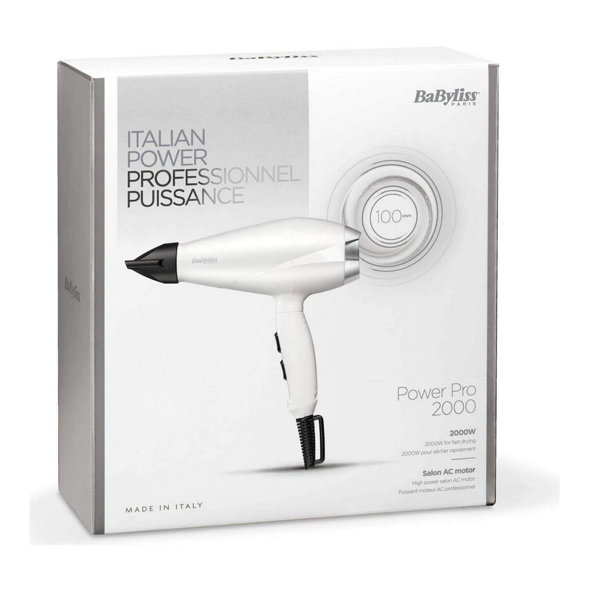 Secador de Pelo Babyliss 6704WE 2000W Blanco 2000 W