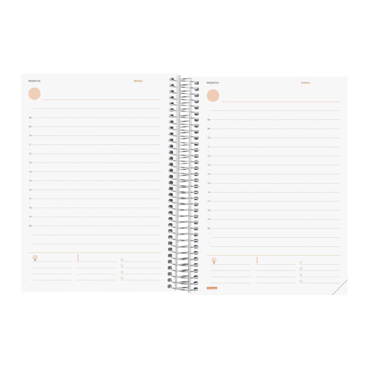 Agenda Finocam Azul oscuro 15,5 x 21,2 cm