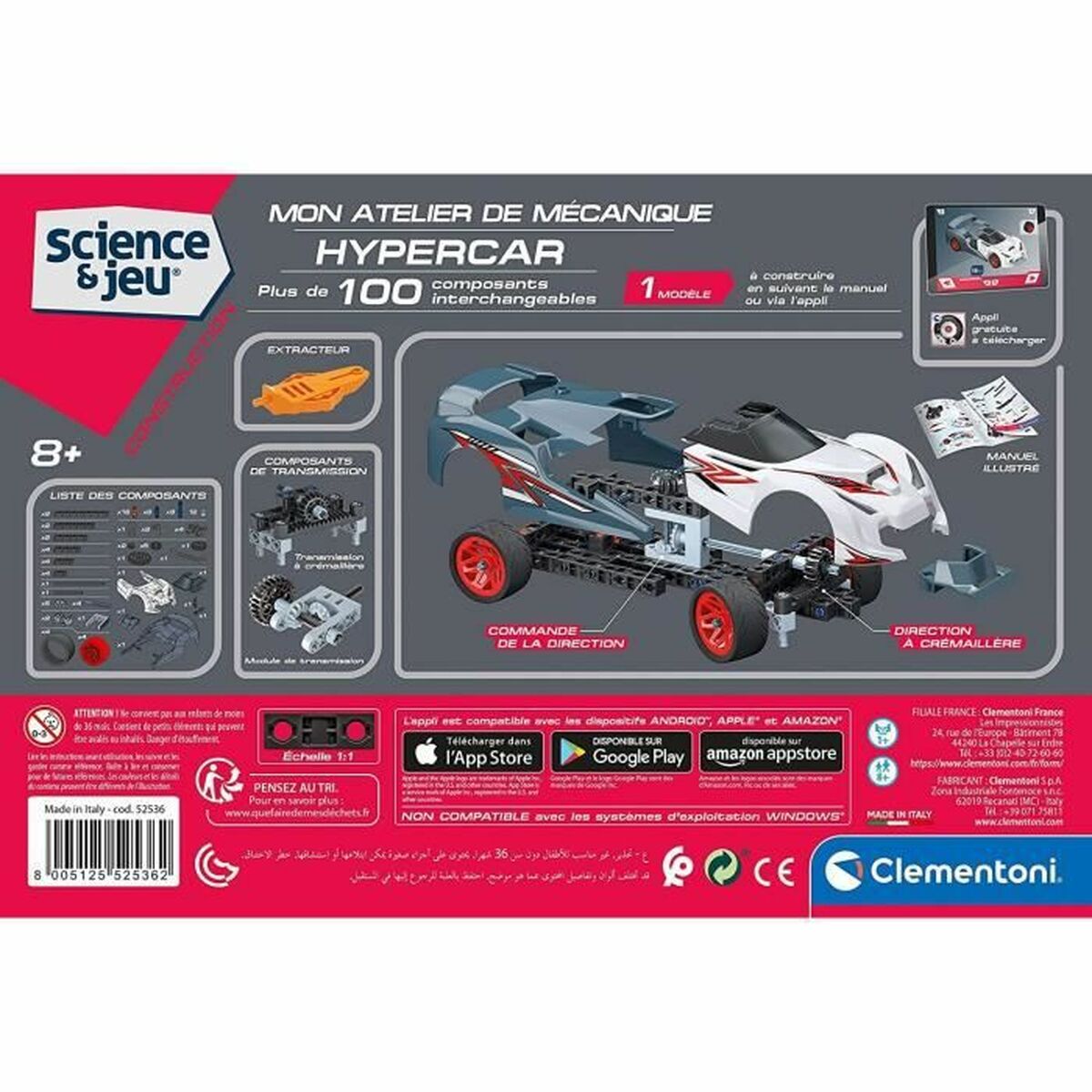 Juego de Ciencia Clementoni Hypercar
