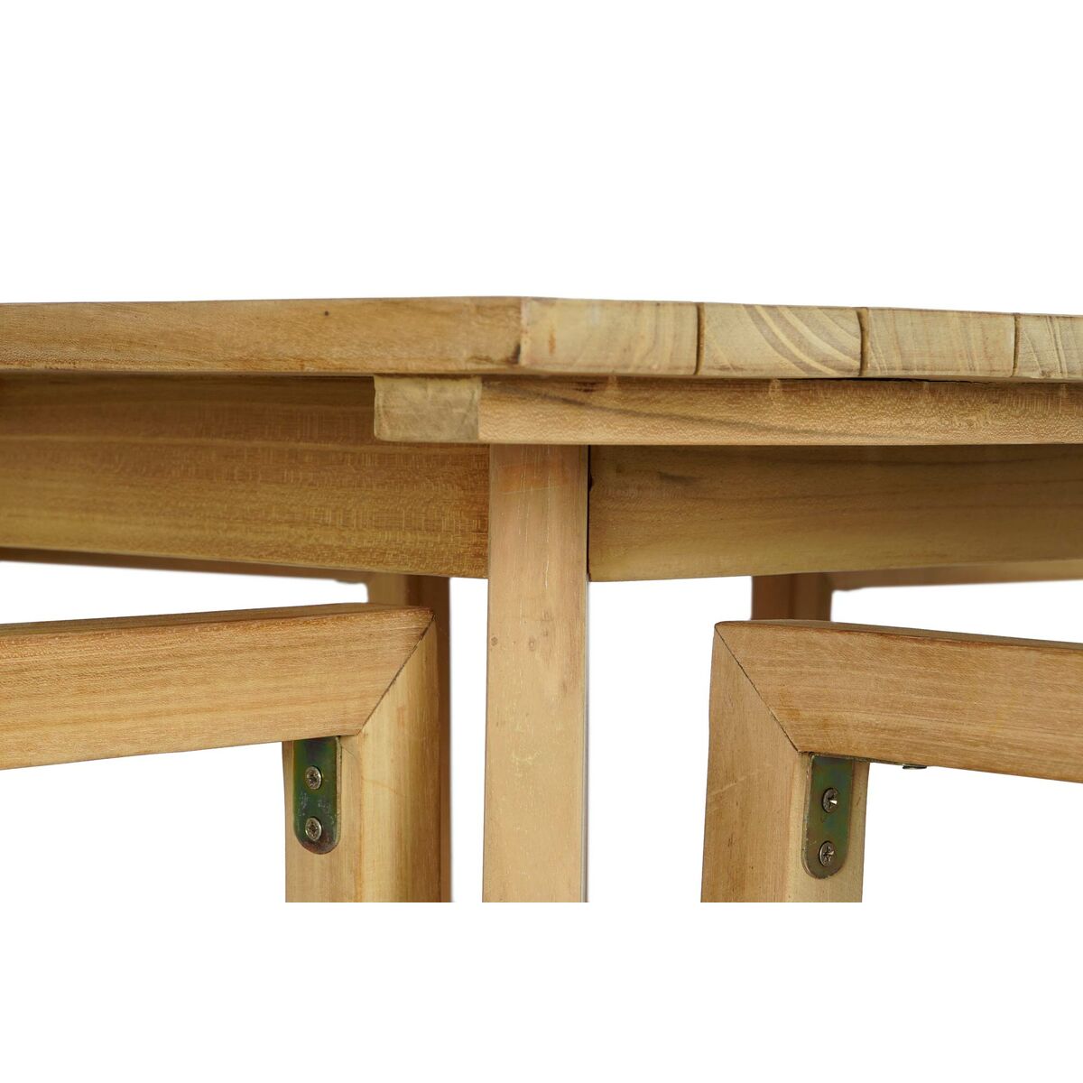 Conjunto de Mesa con 4 Sillas DKD Home Decor 90 x 90 x 75 cm