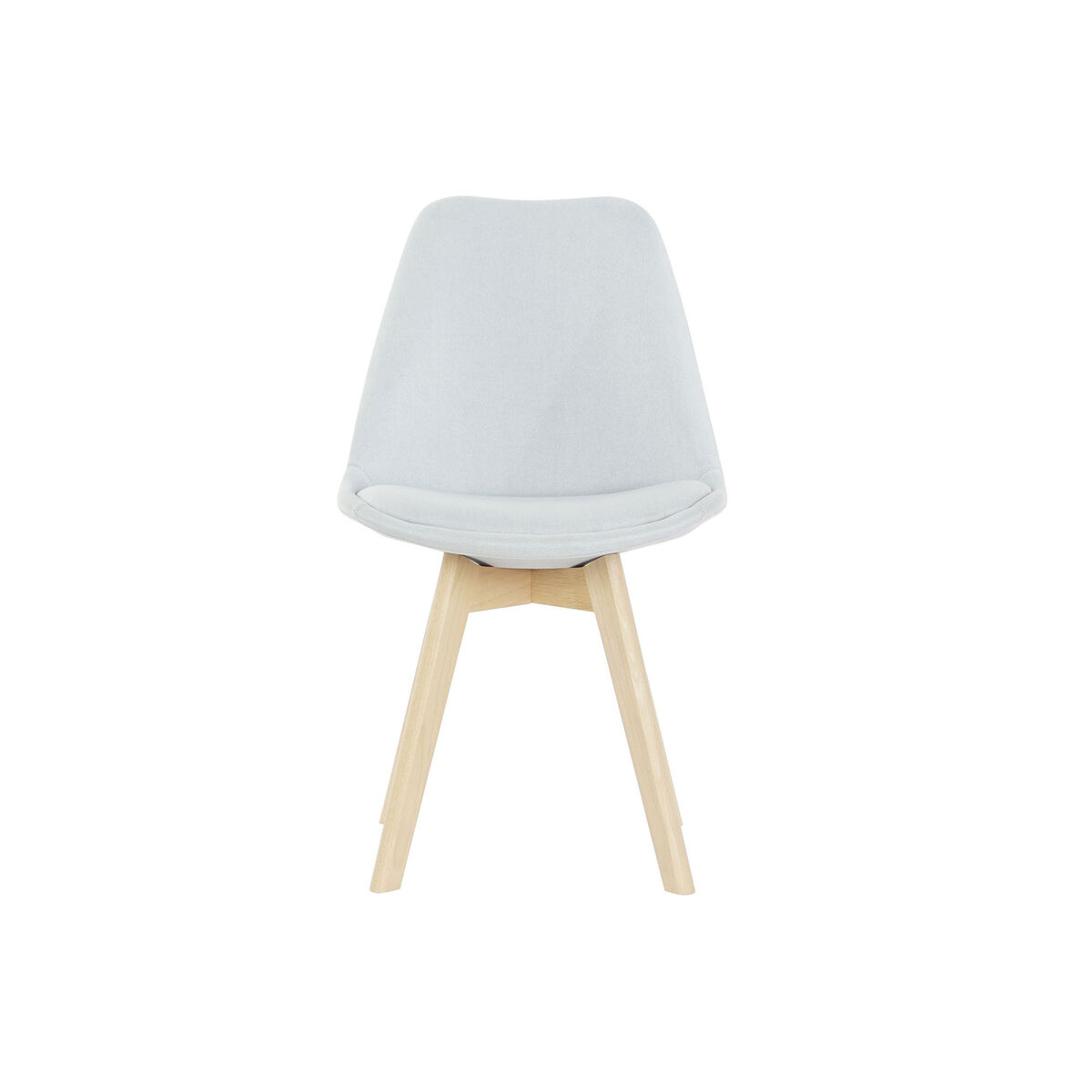 Silla DKD Home Decor Azul Beige Poliéster Espuma Madera de haya 48 x 56 x 83 cm