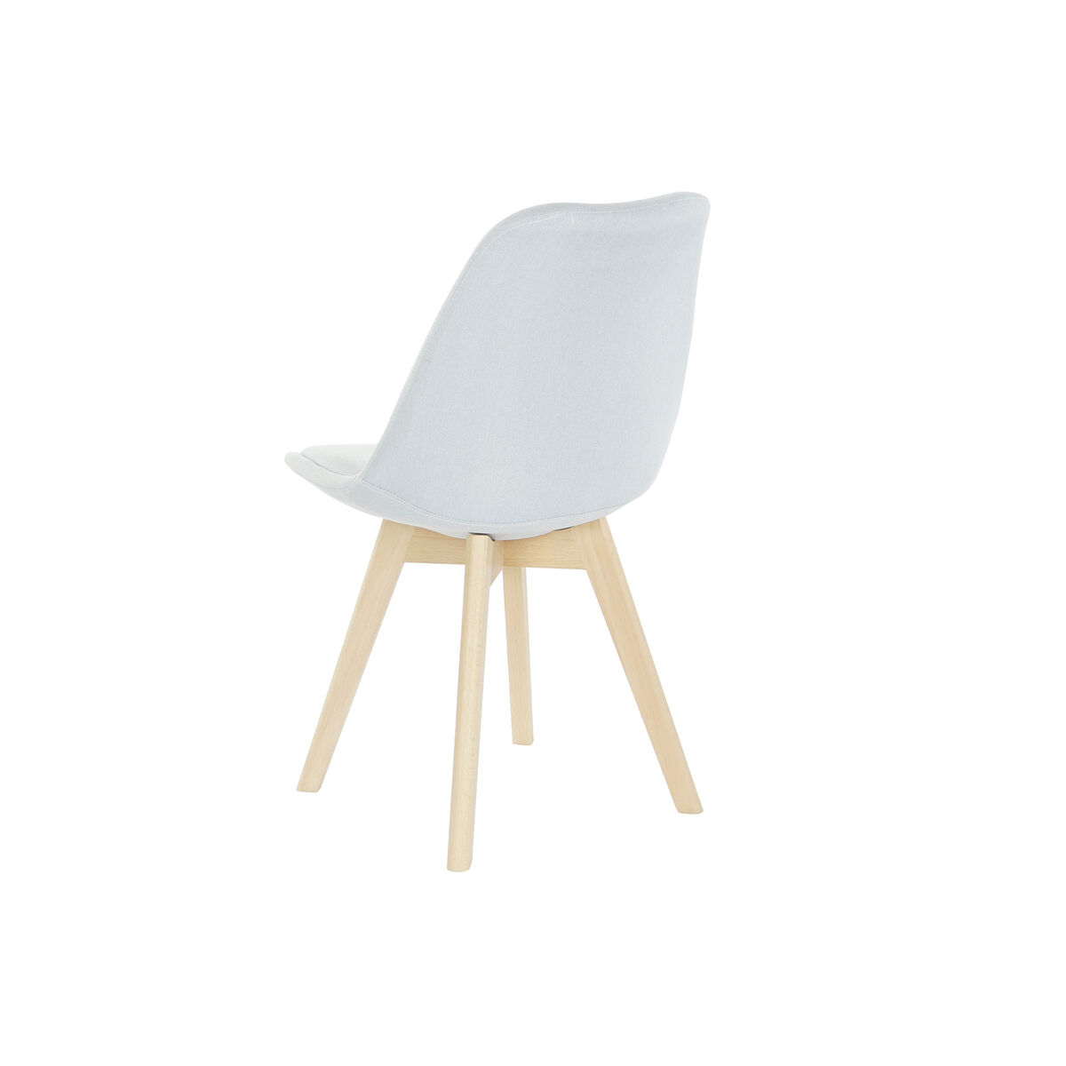 Silla DKD Home Decor Azul Beige Poliéster Espuma Madera de haya 48 x 56 x 83 cm