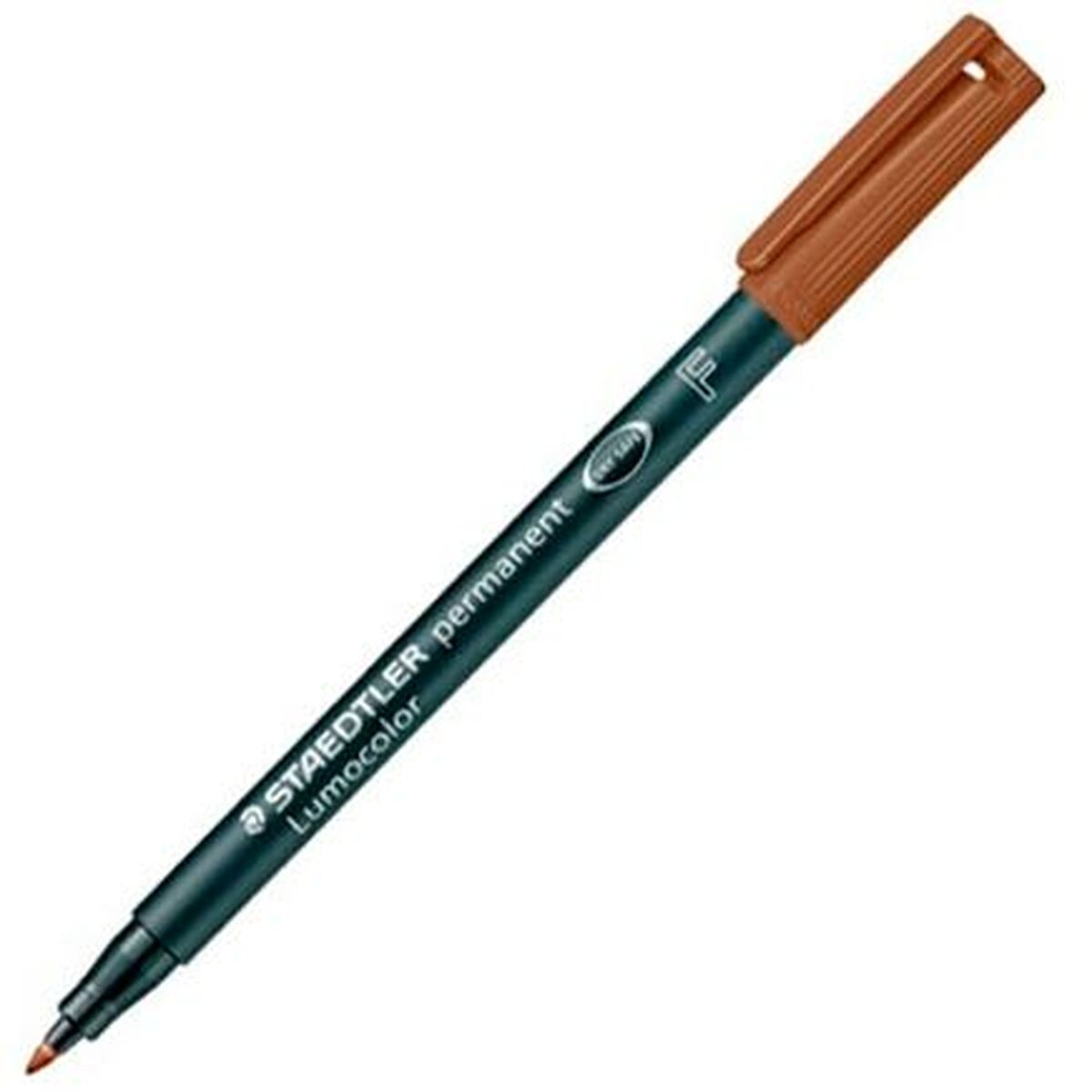 Rotulador permanente Staedtler Lumocolor Marrón (10 Unidades)