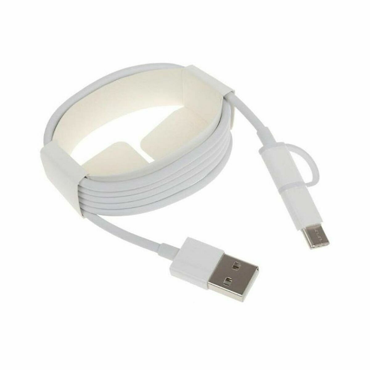Cable Micro USB Xiaomi Mi 2-in-1 USB Cable (Micro USB to Type C) 100cm Blanco 1 m