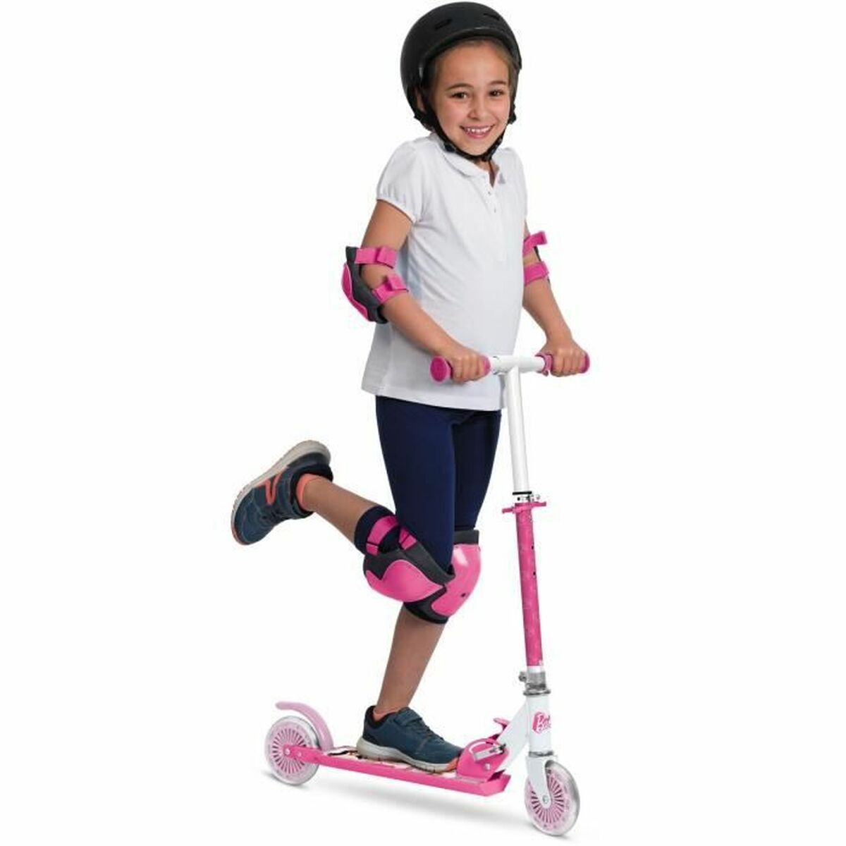Patinete Barbie Infantil Rosa