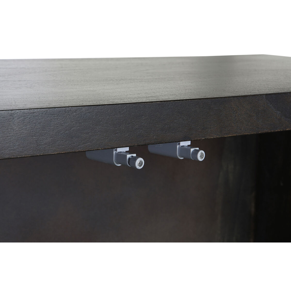 Aparador DKD Home Decor Negro Dorado Marrón oscuro Metal Acacia 160 x 40 x 90 cm