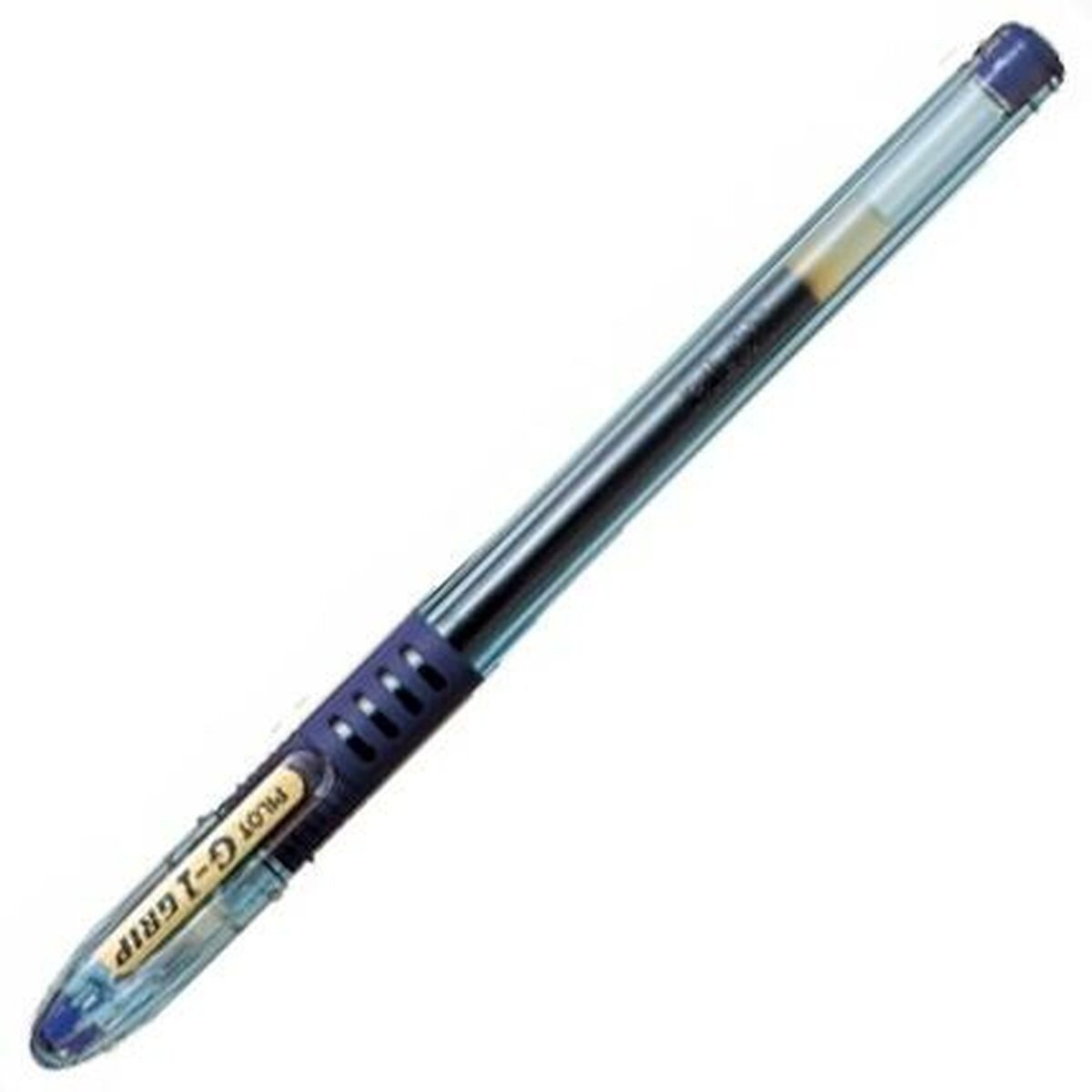 Bolígrafo de gel Pilot G1 Grip Azul 0,32 mm (12 Unidades)