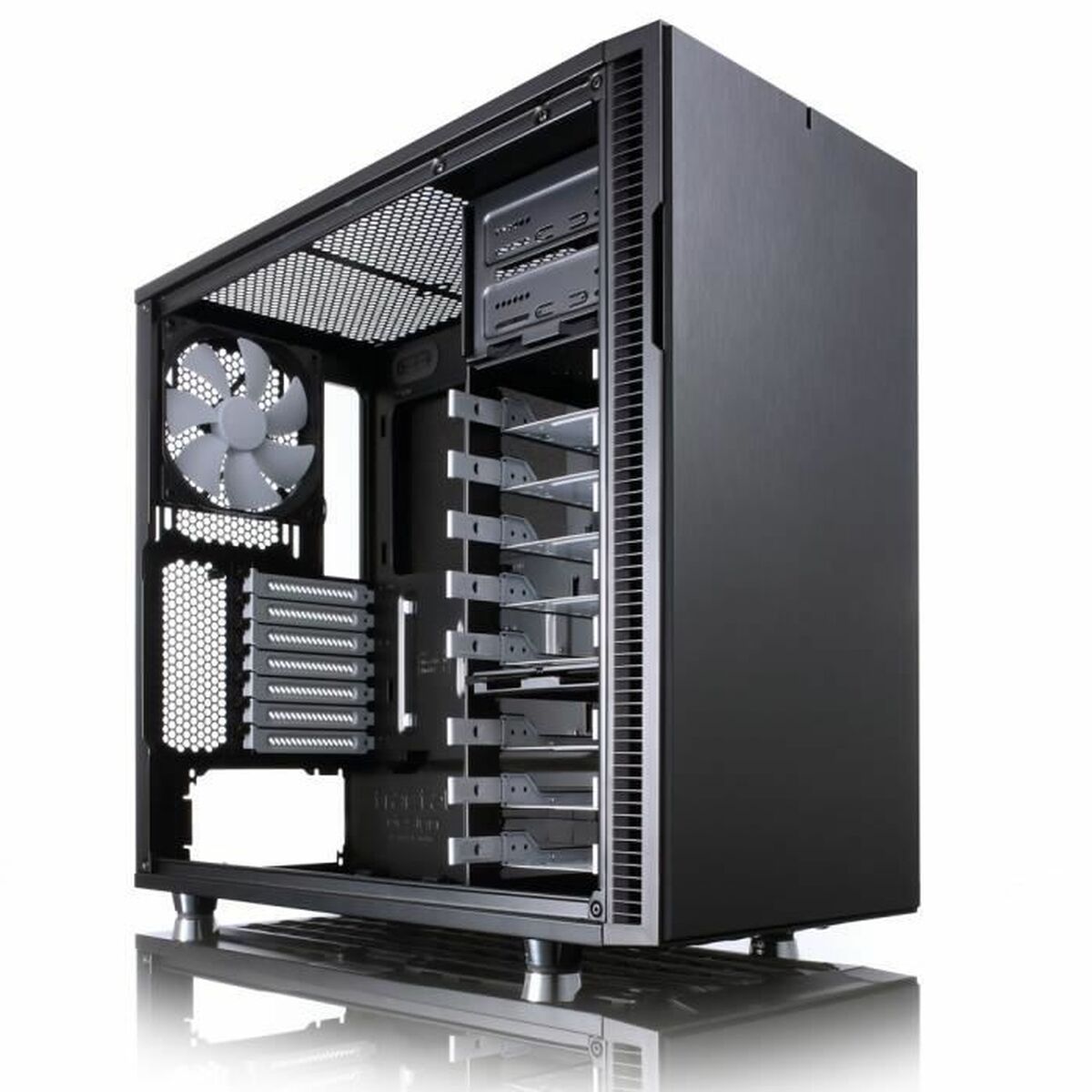 Caja Semitorre ATX Fractal Define R5 Blanco Negro