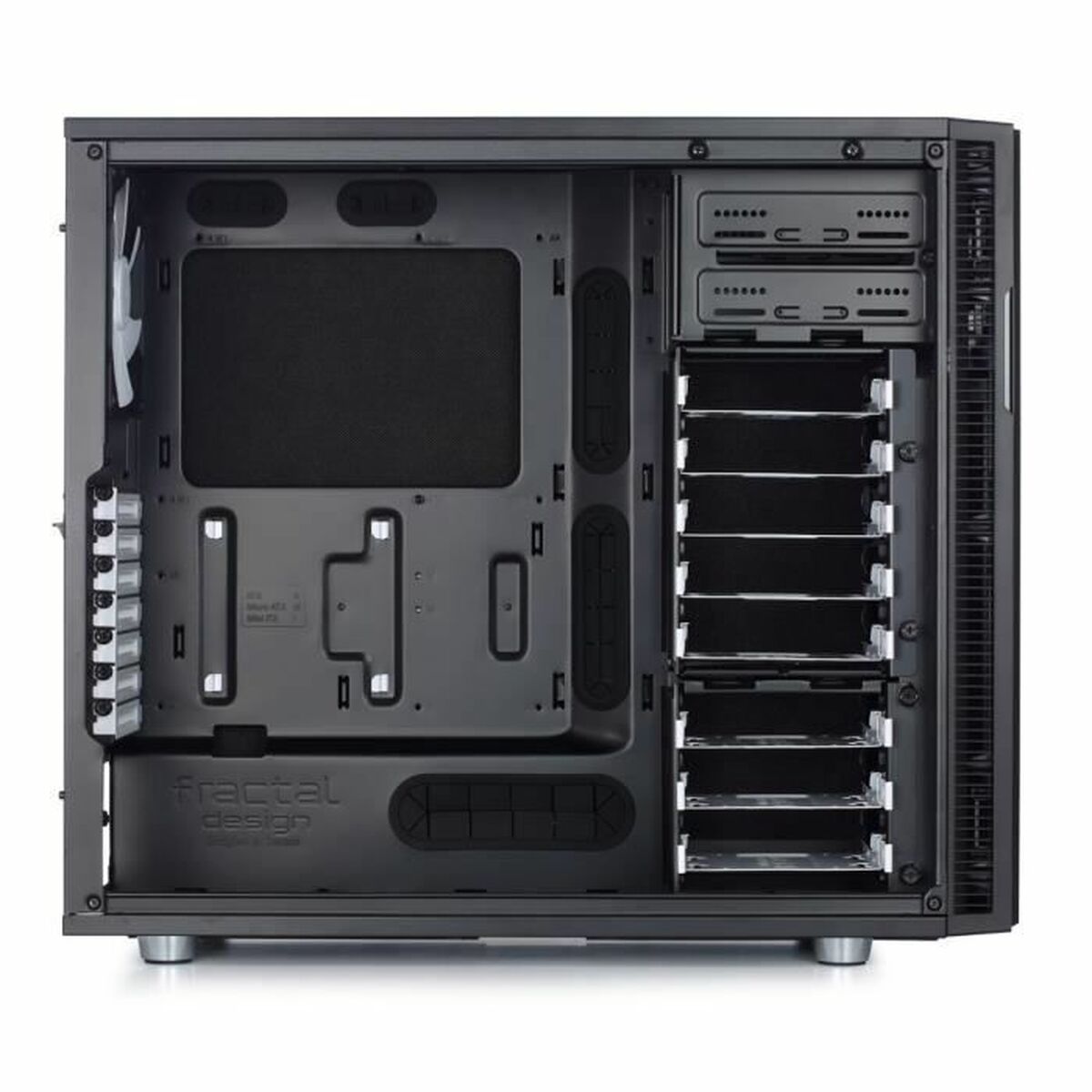 Caja Semitorre ATX Fractal Define R5 Blanco Negro