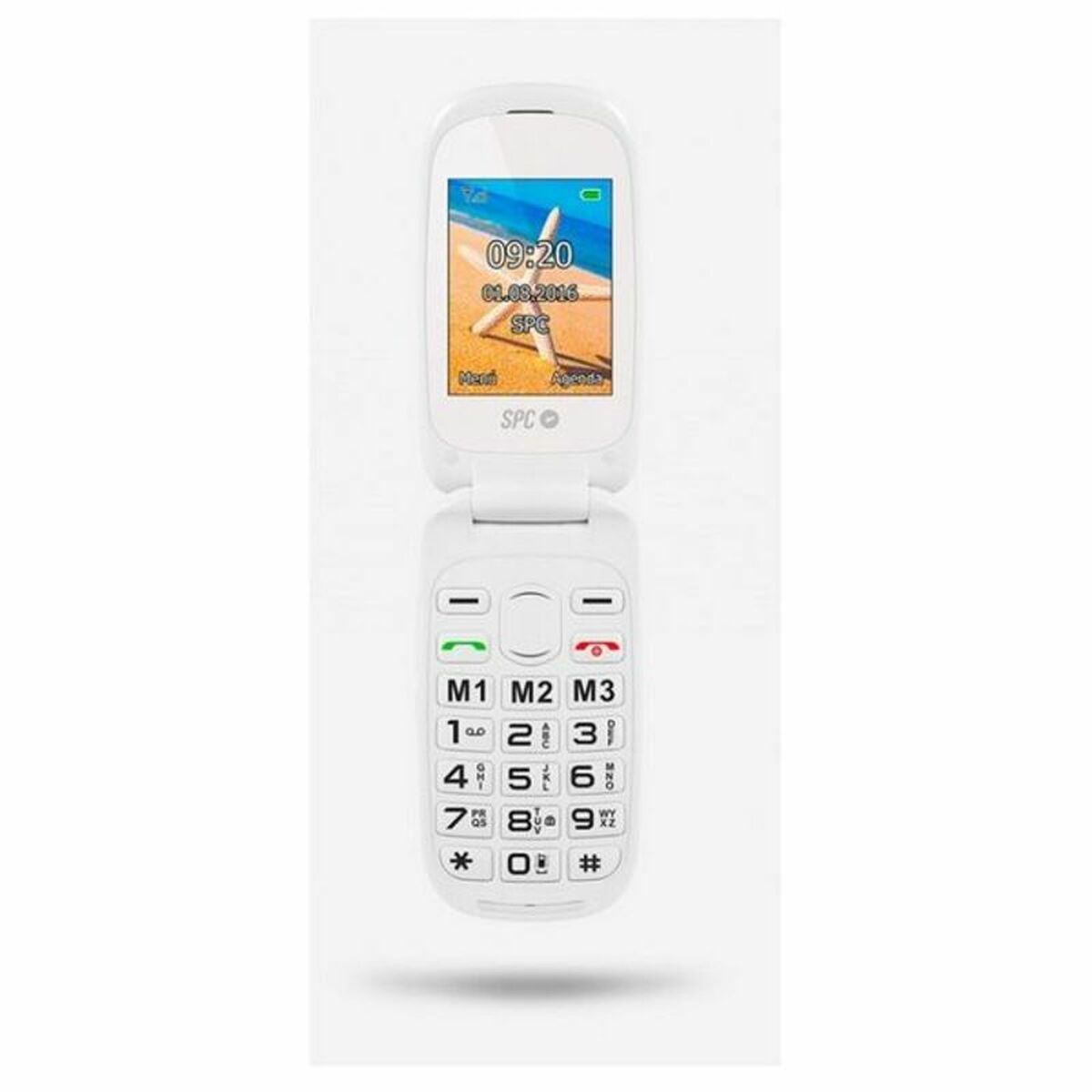Teléfono Móvil SPC Internet HARMONY WHITE Bluetooth FM 2,4" Blanco