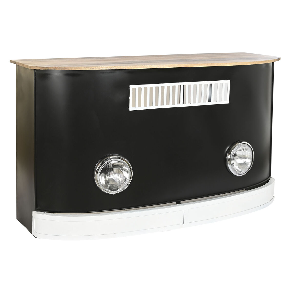 Mueble bar DKD Home Decor Blanco Marrón Negro 157 x 52 x 90 cm BAR